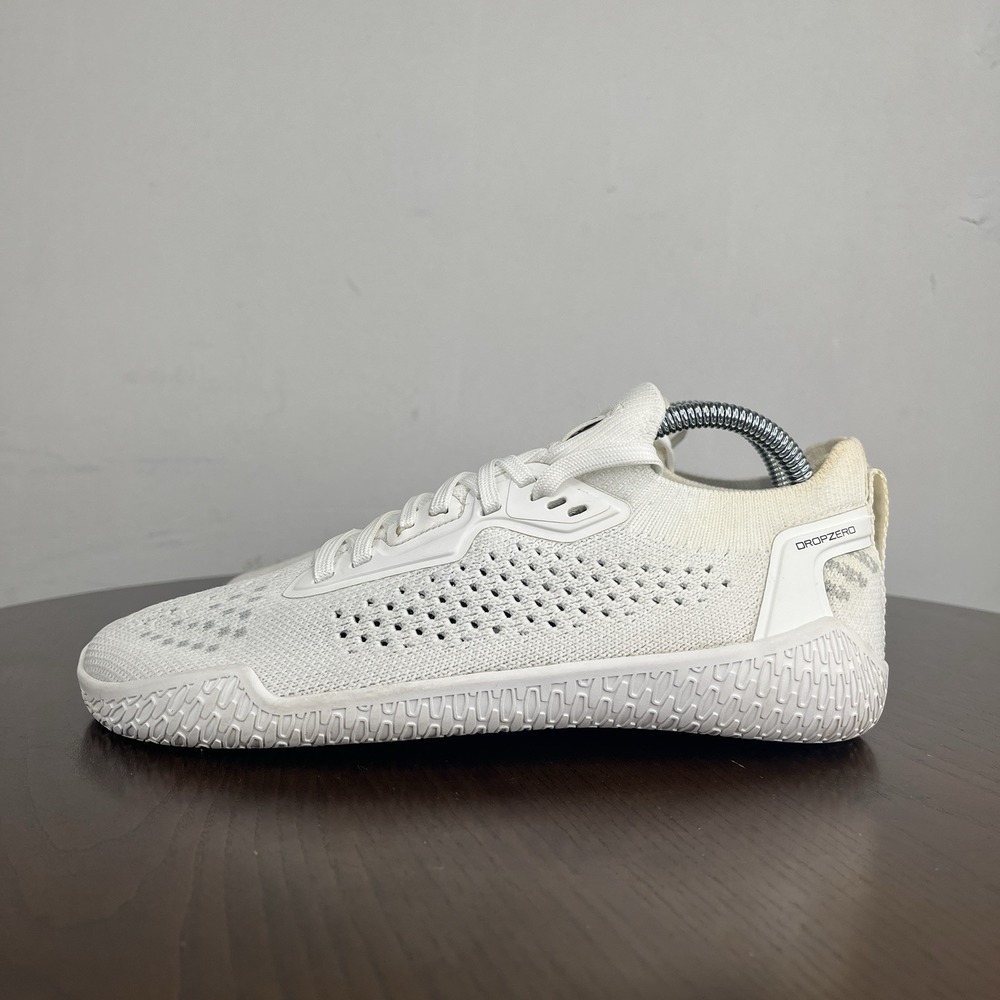 TYR DropZero Shoes Women's 6 White Knit Barefoot Trainer Minimalist Low Sneaker‎